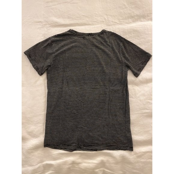 BOUTIQUE BLACK & WHITE STRIPED TEE - Picture 2 of 3